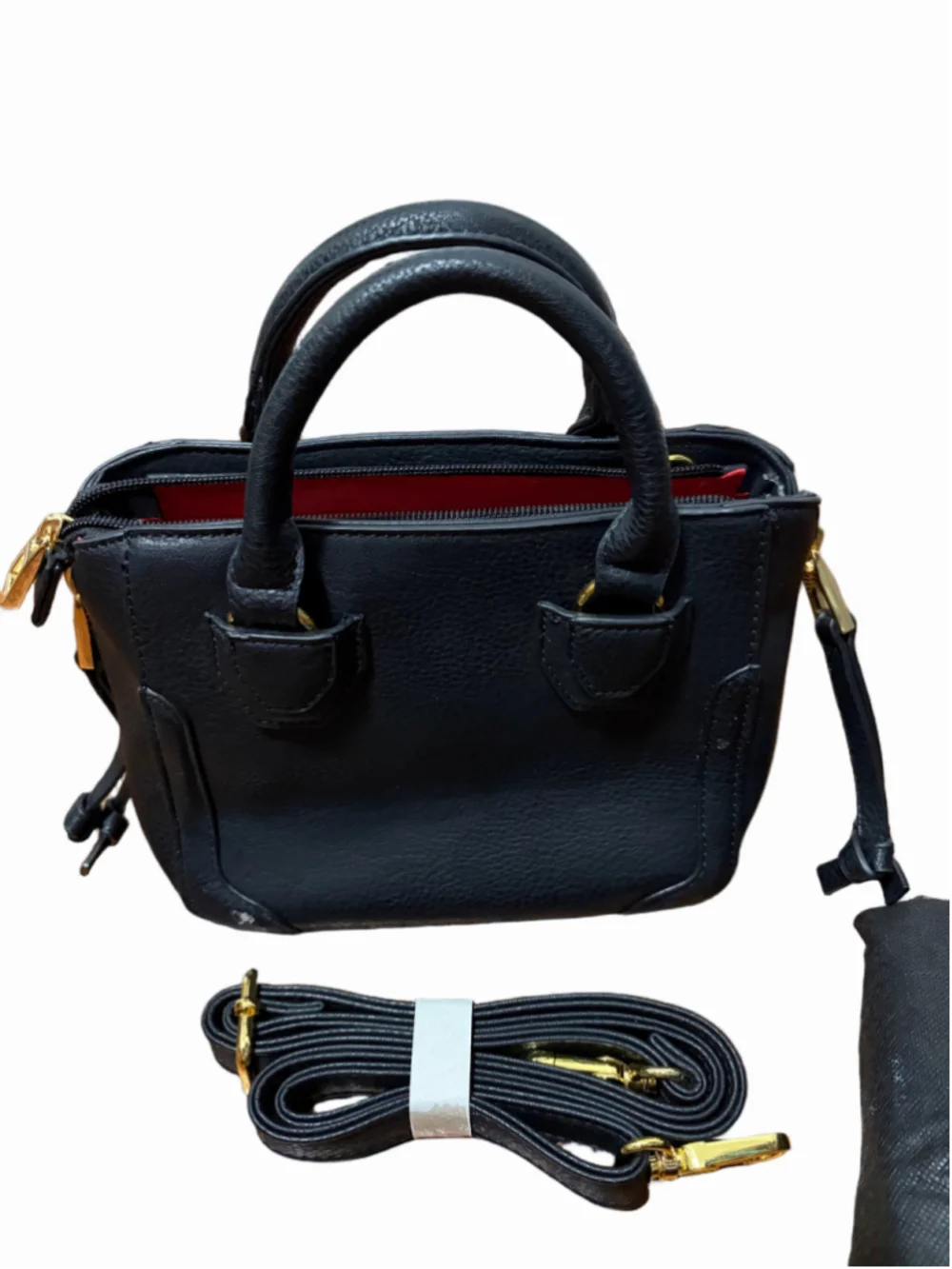 Vertigo Paris “Dani” Mini Satchel NWT Black/White Y2K Inspired Crossbody Bag